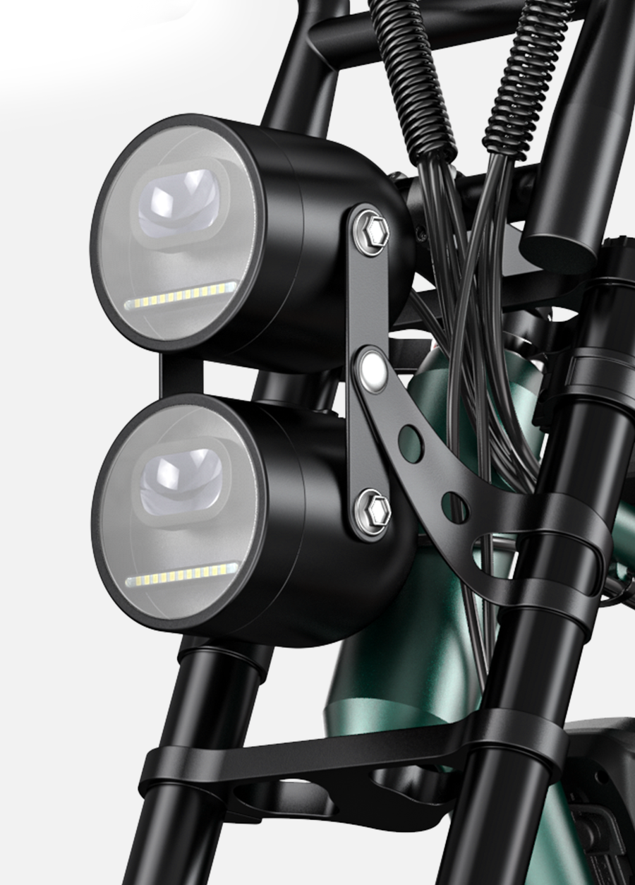 Engwe argentina bicicleta M20 verde bateria doble