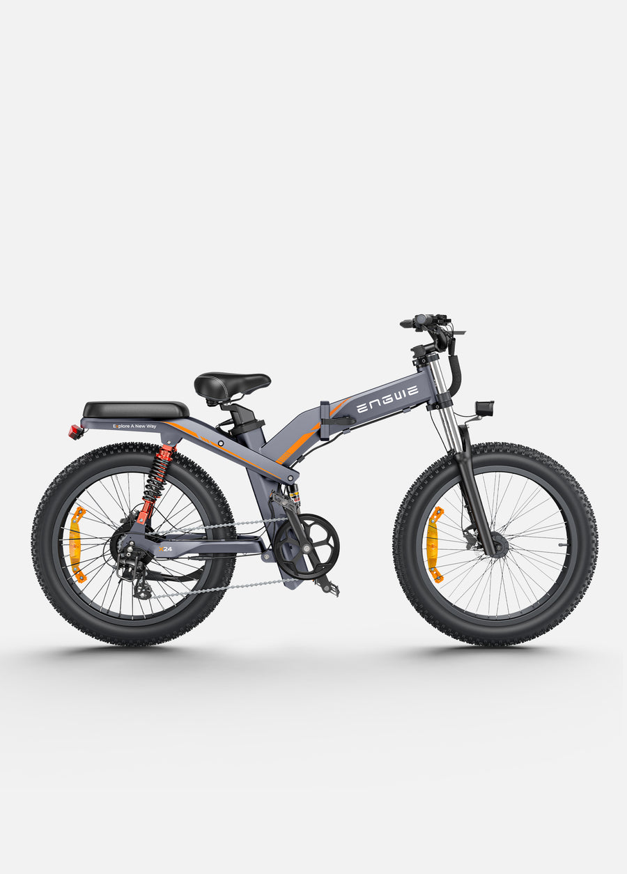 Engwe argentina bicicleta X26 Gris